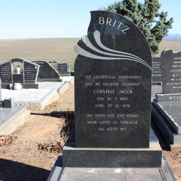 BRITZ Cornelis Jacob 1920-1976