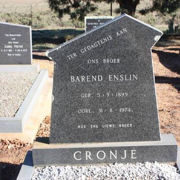 CRONJE Barend Enslin 1899-1974