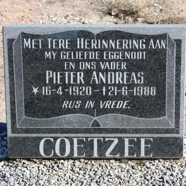 COETZEE Pieter Andreas 1920-1988