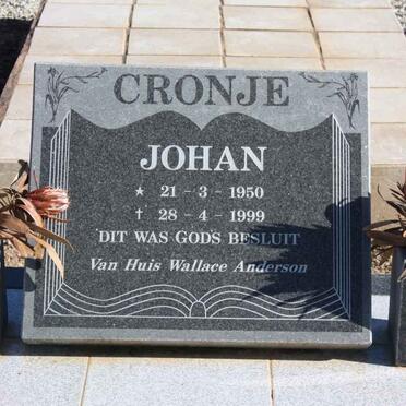 CRONJE Johan 1950-1999
