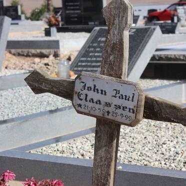 CLAASSEN John Paul 1959-1999