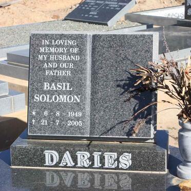 DARIES Basil Solomon 1949-2005