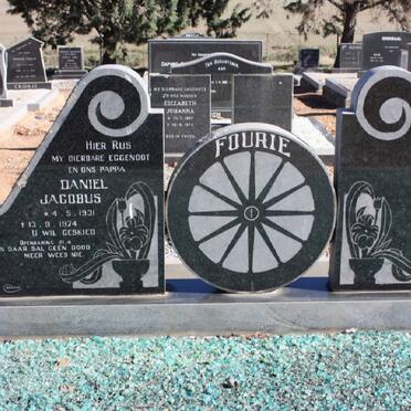 FOURIE Daniel Jacobus 1931-1974