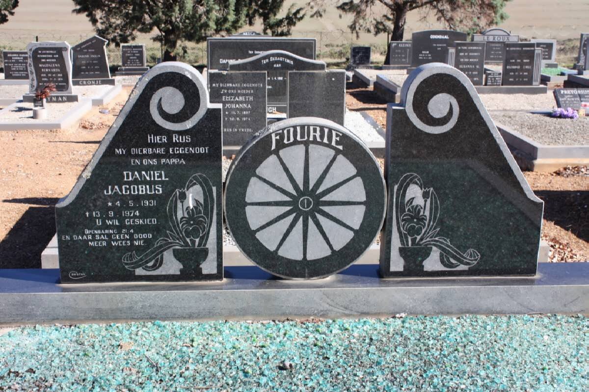 FOURIE Daniel Jacobus 1931-1974