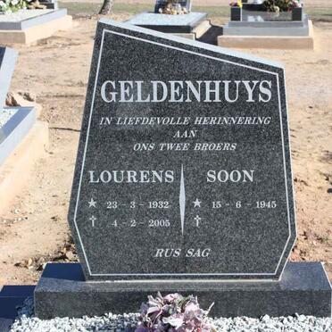 GELDENHUYS Lourens 1932-2005 :: GELDENHUYS Soon 1945-