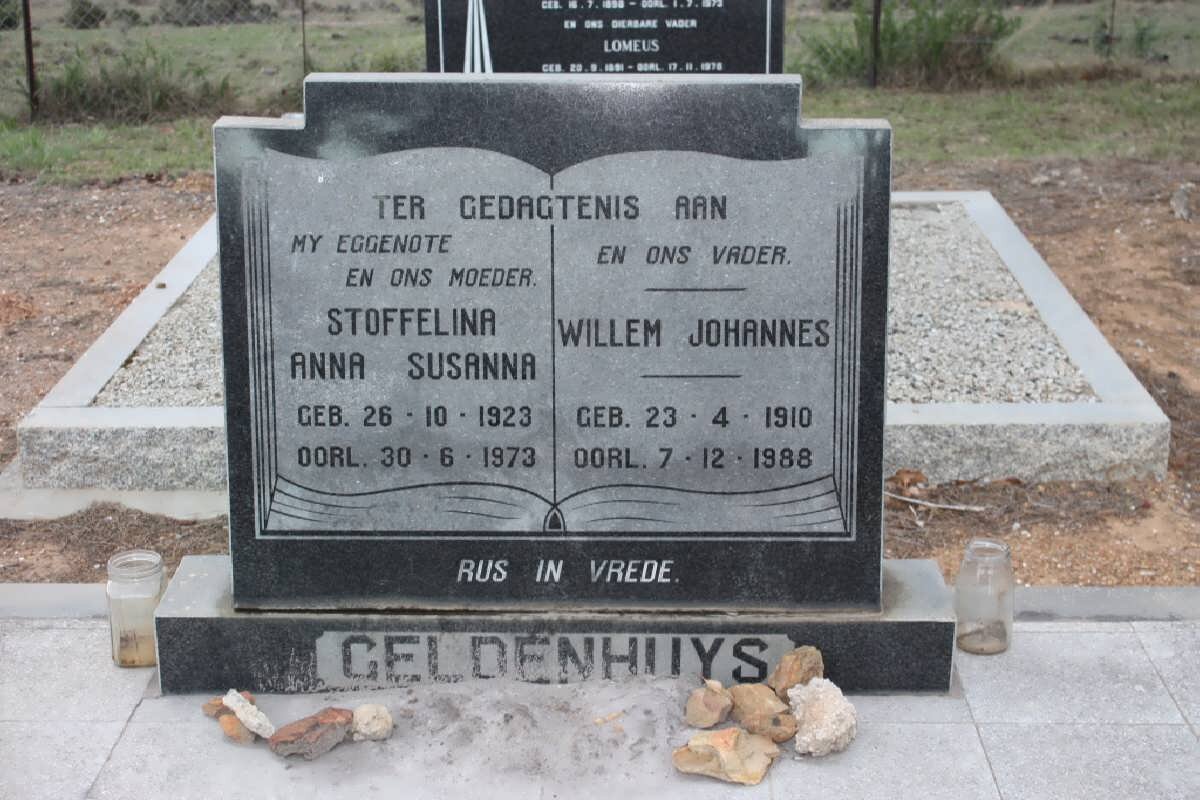 GELDENHUYS Willem Johannes 1910-1988 &amp; Stoffelina Anna Susanna 1923-1973