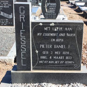 GRIESSEL Pieter Daniel F. 1920-1973