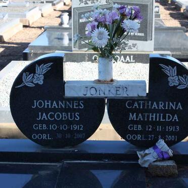 JONKER Johannes Jacobus 1912-2007 &amp; Catharina Mathilda 1913-2001