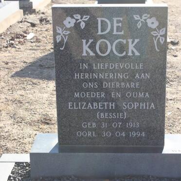 KOCK Elizabeth Sophia, de 1913-1994