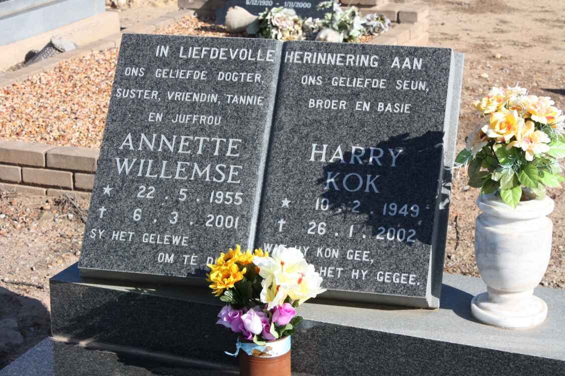 KOK Harry 1949-2002 :: WILLEMSE Annette 1955-2001