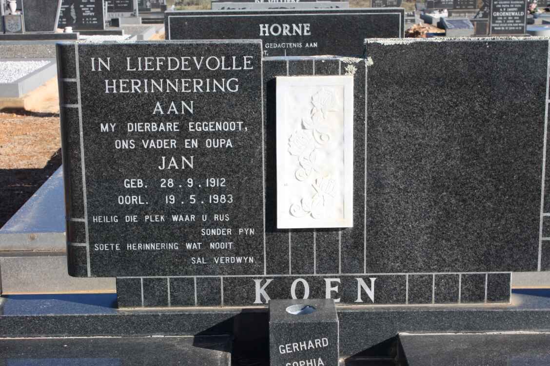 KOEN Jan 1912-1983