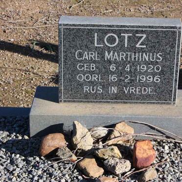 LOTZ Carl Marthinus 1920-1996