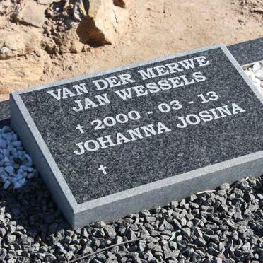 MERWE Jan Wessels, van der -2000 &amp; Johanna Josina