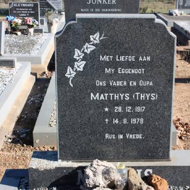 M??S  Matthys 1917-1978