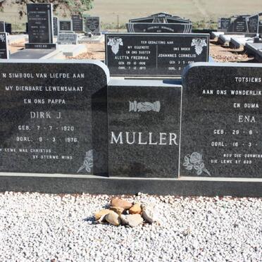 MULLER Dirk J. 1920-1976 &amp; Ena 1928-2002