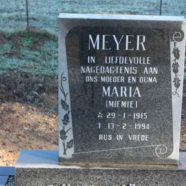 MEYER Maria 1915-1994