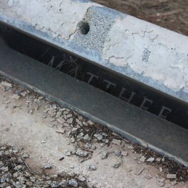 MATTHEE Frans F. 1897-1983 &amp; Johanna M. 1910-1976