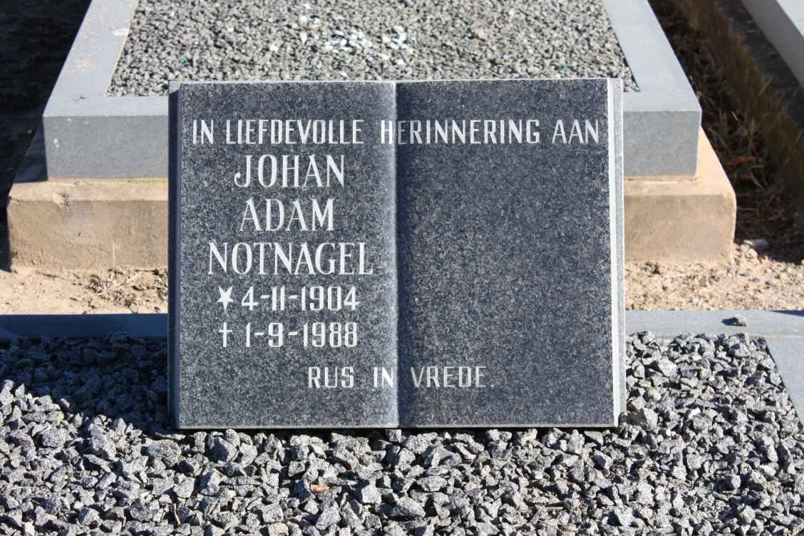 NOTNAGEL Johan Adam 1904-1988