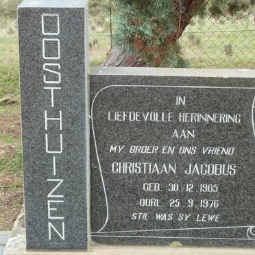 OOSTHUIZEN Christiaan Jacobus 1905-1976
