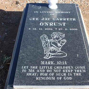 ONRUST Cee-Jay Garreth 2004-2006