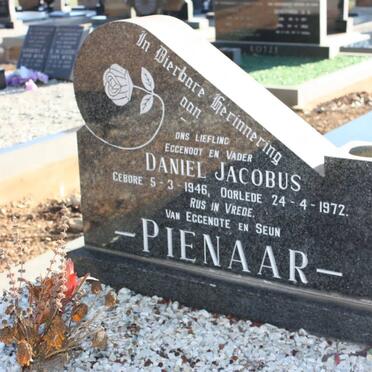 PIENAAR Daniel Jacobus 1946-1972