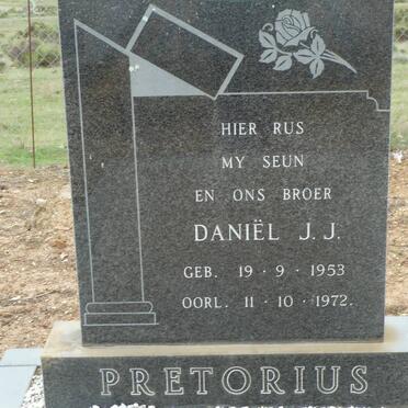 PRETORIUS Daniël J.J. 1953-1972