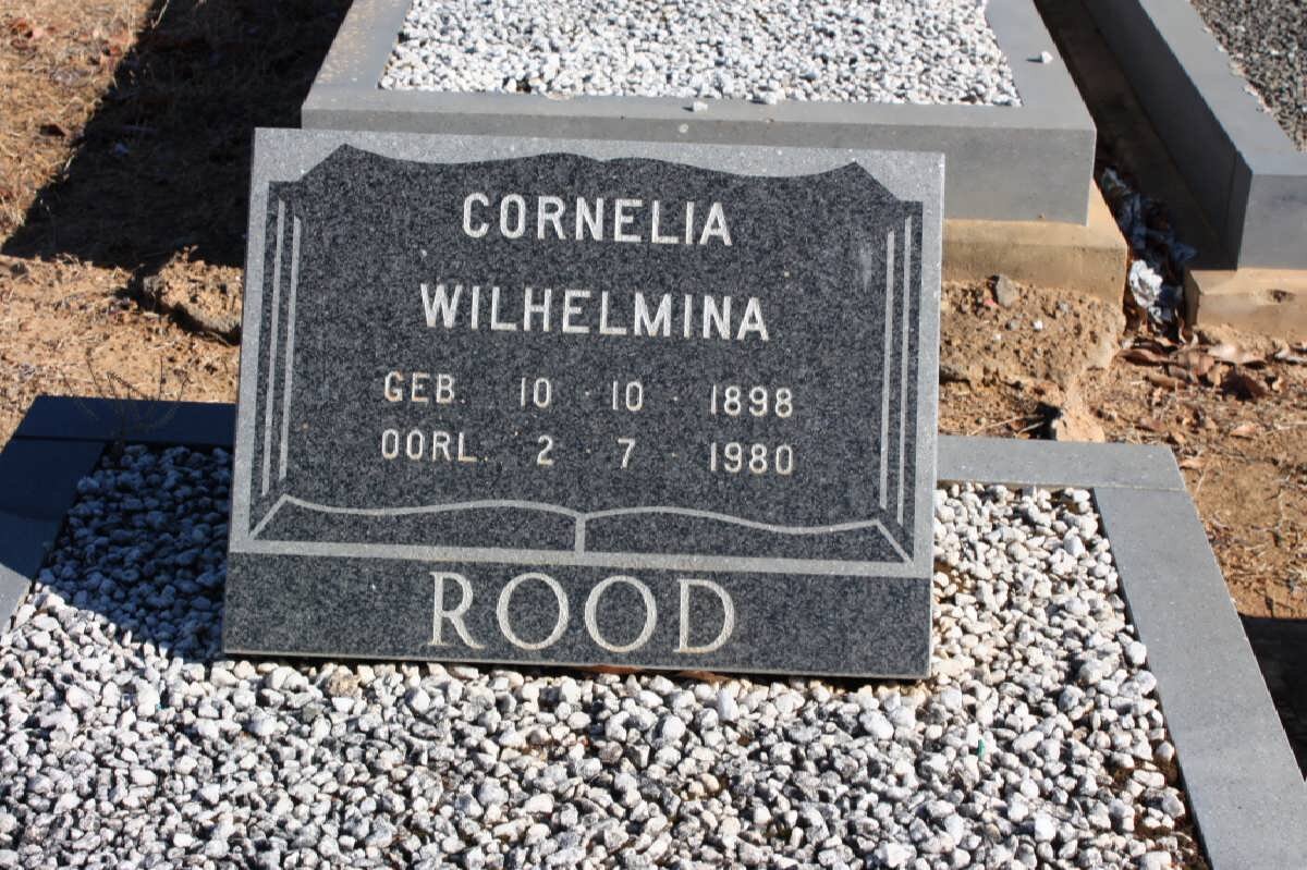 ROOD Cornelia Wilhelmina 1898-1980