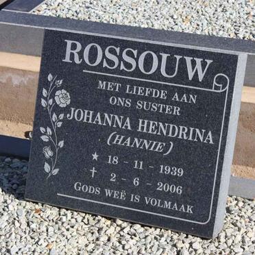 ROSSOUW Johanna Hendrina 1939-2006
