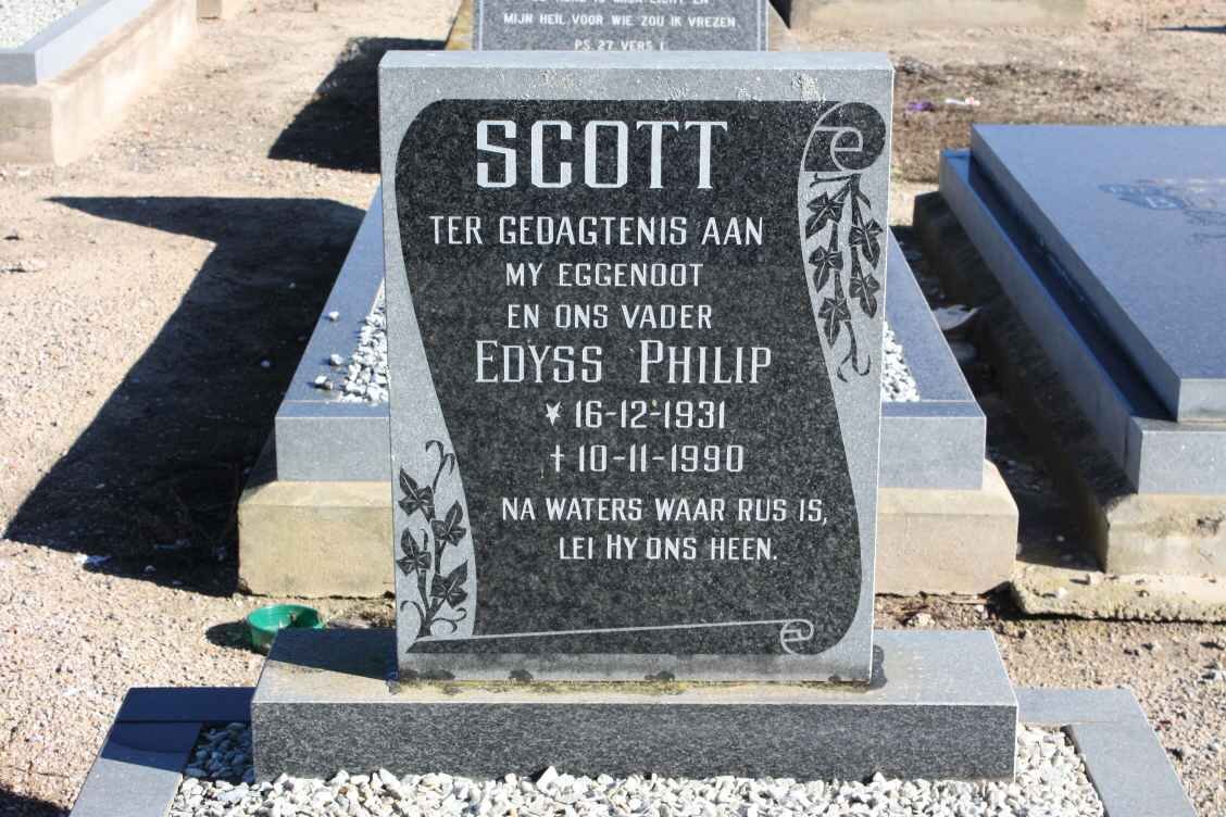 SCOTT Edyss Philip 1931-1990