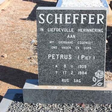 SCHEFFER Petrus 1909-1984