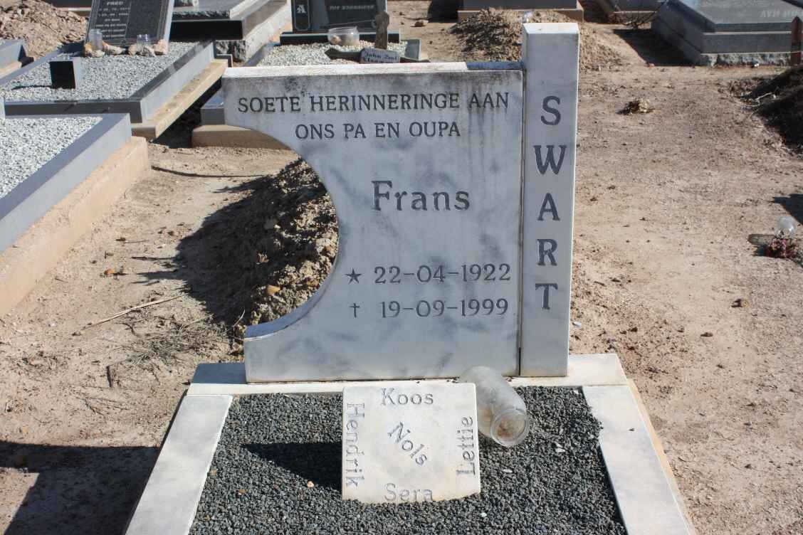 SWART Frans 1922-1999