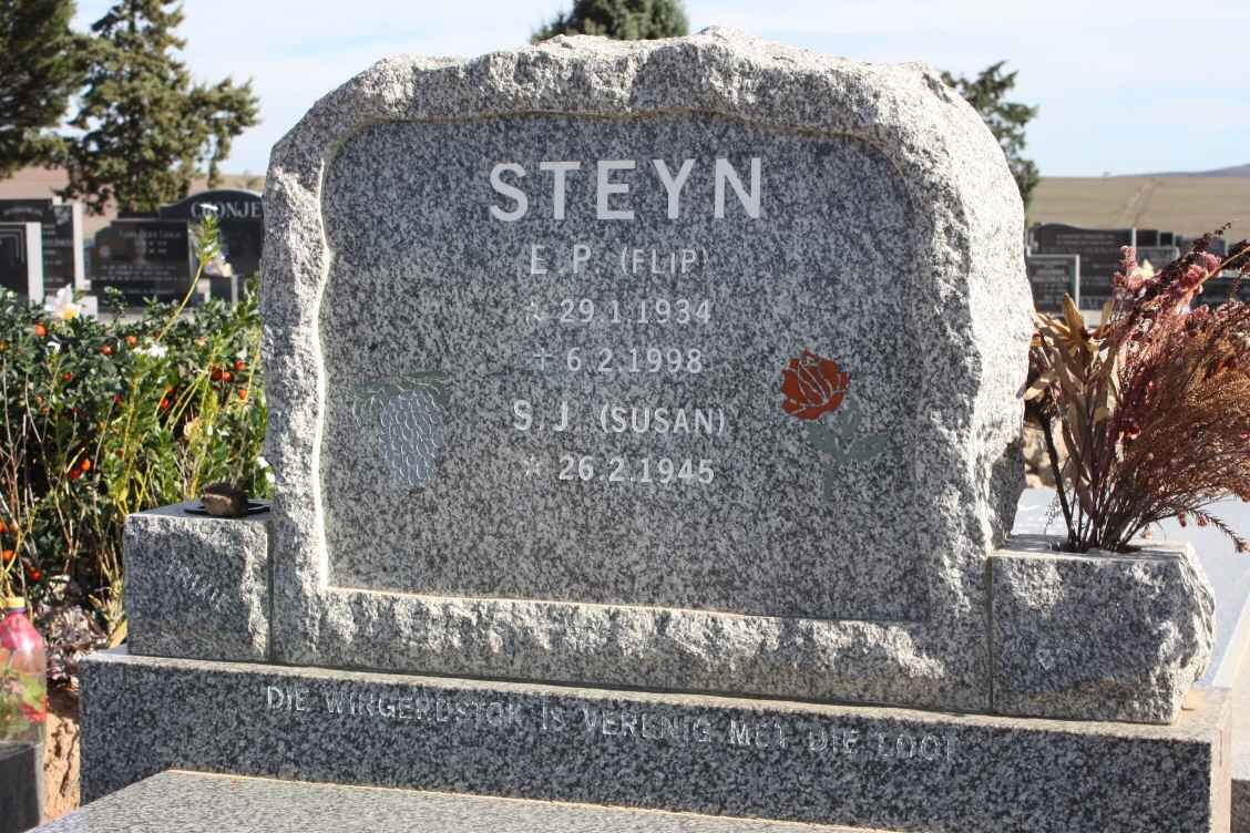 STEYN E.P. 1934-1998 &amp; S.J. 1945-