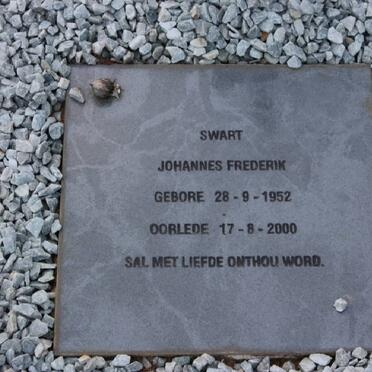 SWART Johannes Frederik 1952-2000