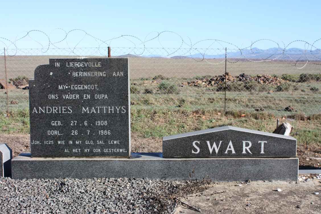 SWART Andries Matthys 1908-1986