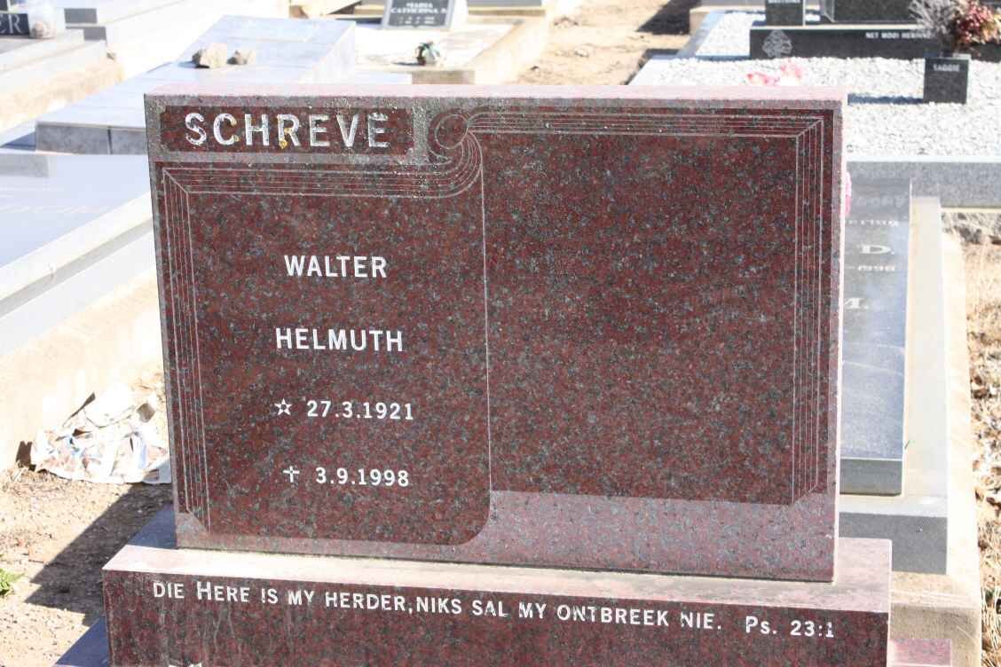SCHREVE Walter Helmuth 1921-1998