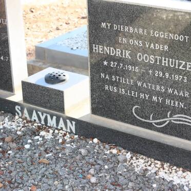SAAYMAN Hendrik Oosthuizen 1915-1973 &amp; Cornelia Dorothea LOTZ 1916-1976 