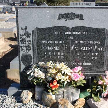 TONDER Johannes P., van 1909-1995 &amp; Magdalena 1922-2001