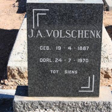 VOLSCHENK J.A. 1887-1970