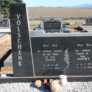 VOLSCHENK Danie 1910-1982 &amp; Sophy 1915-1994