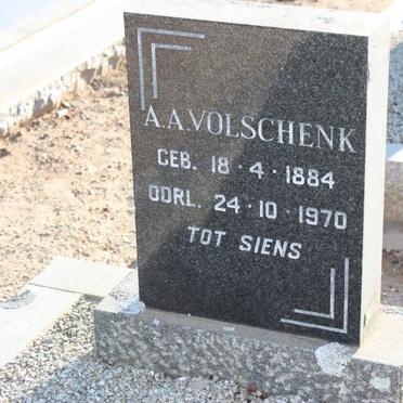 VOLSCHENK A.A. 1884-1970