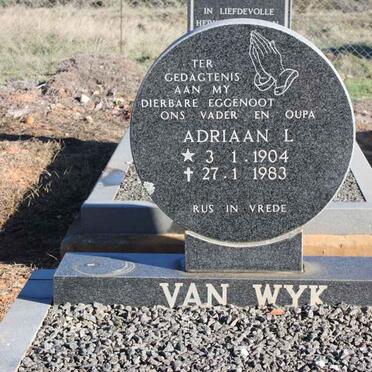 WYK Adriaan L., van 1904-1983