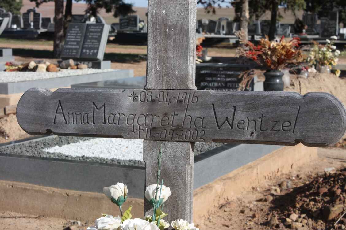WENTZEL Anna Margaretha 1916-2002