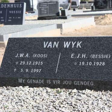 WYK J.W.A., van 1915-1997 &amp; E.J.H. 1928