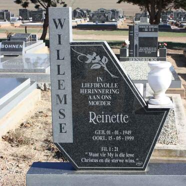 WILLEMSE Reinette 1949-1999