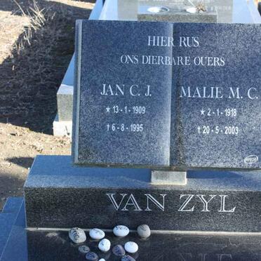 ZYL Jan C.J., van 1909-1995 &amp; Malie M.C. 1918-2003