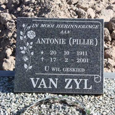 ZYL Antonie, van 1911-2001
