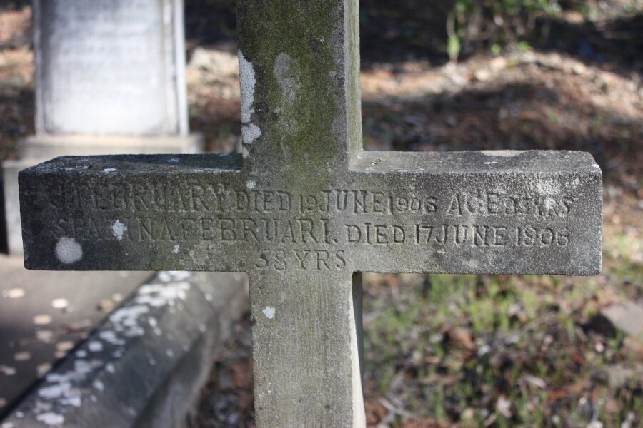 FEBRUARY J. ?-1906 &amp; FEBRUARI Spa?ina ?-1906 