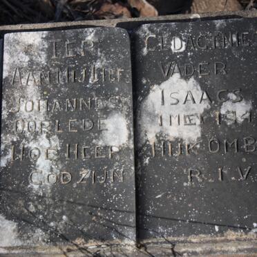 ISAACS Johannes ?-1948