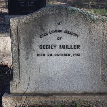 MULLER Cecily ?-1951