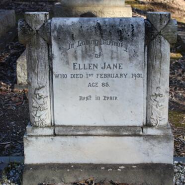 JANE Ellen ?-1931